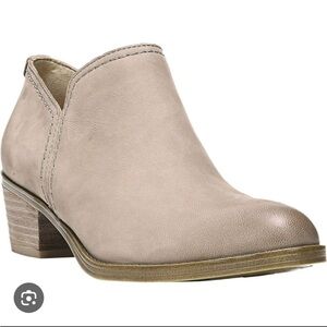 Naturalizer Dover Taupe Nubuck Zarie Ankle Boots 6M